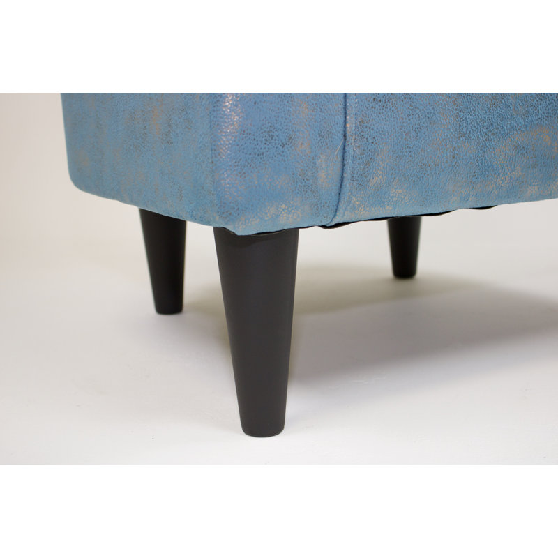 Fauteuil club de 30,5 po Aguiniga, Polyester océan sirène