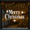 Autocollant mural «Merry Christmas» - Décalcomanie élégante avec flocons de neige - Décoration murale et amovible en vinyle pour la maison ou le magasin AMC-01