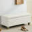 51" Wide Faux Leather Upholstered Storage Bench-175698346-178748223