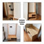 Portemanteaux en bois massif Burlywood