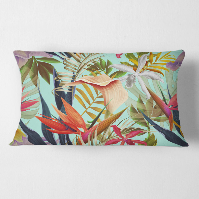 Floral Throw Pillow