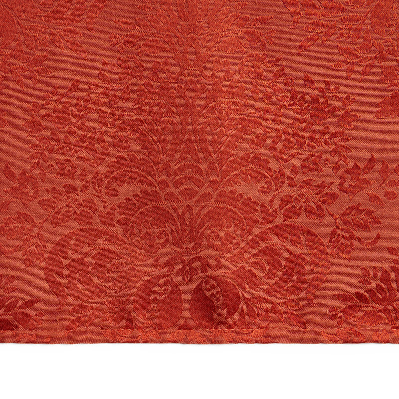 East Broadway Cotton Blend Tablecloth, Rectangular 102" x 60", Orange