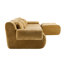 Canapé modulaire à assise profonde en chenille avec mousse auto-récupératrice-1673818846