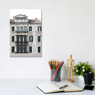 Venetian Facade Photos II by Sharon Chandler - Wrapped Canvas Print