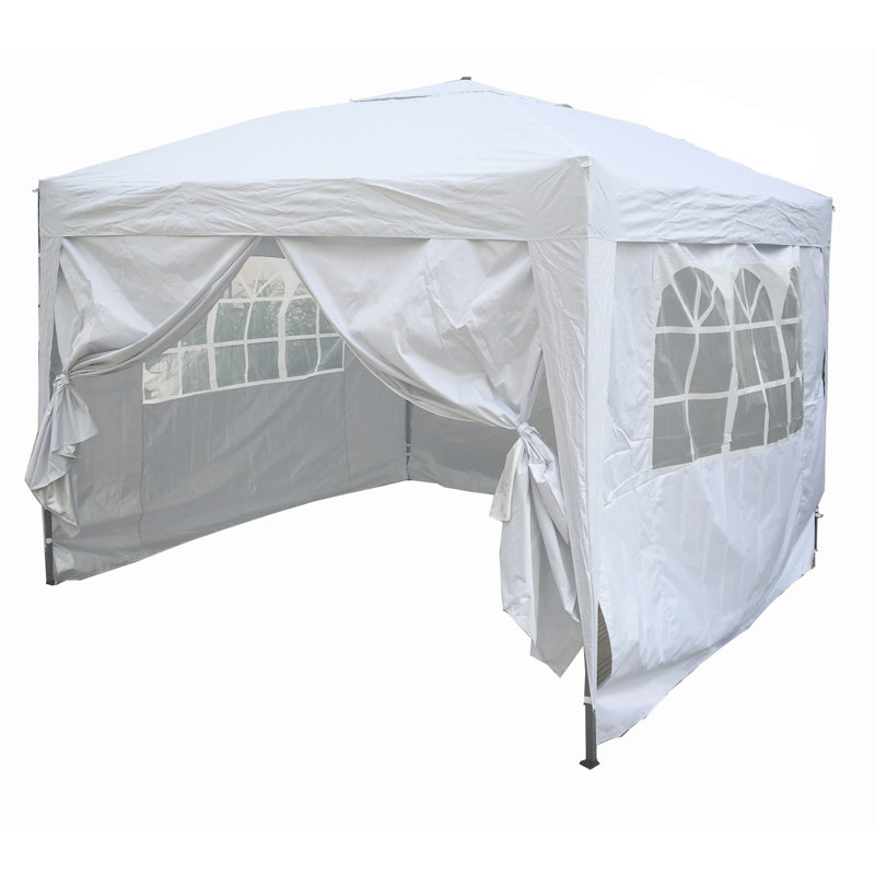 Jarrow 3m x 3m Steel Pop-Up Gazebo, White