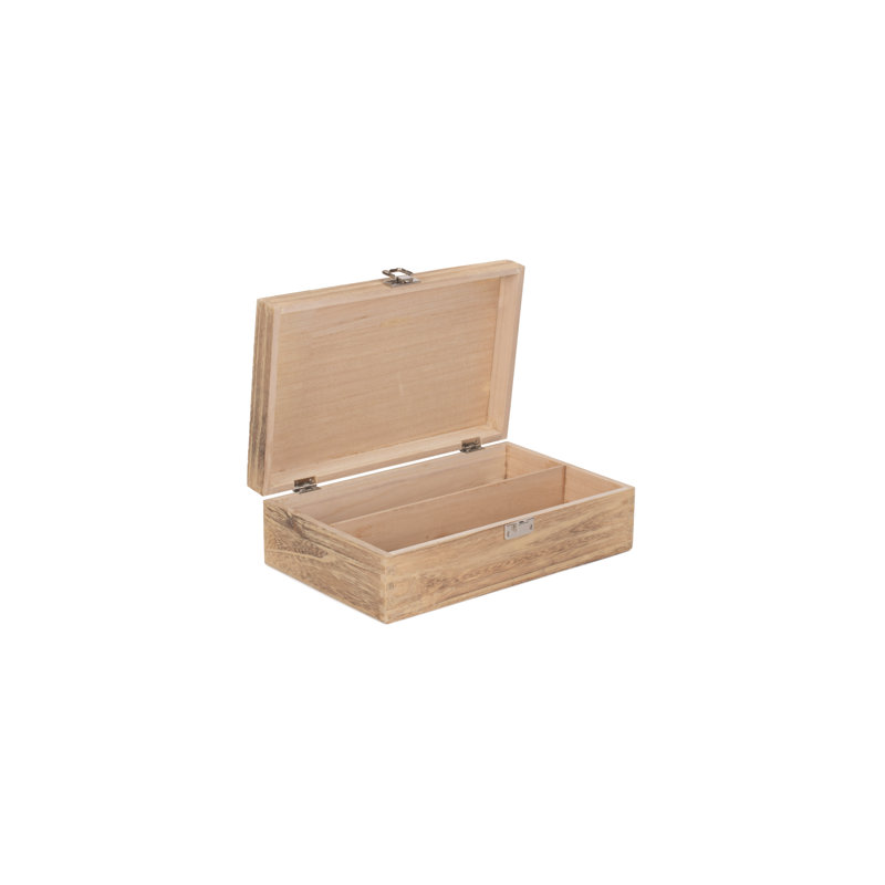 2 Bottle Oak Effect Box