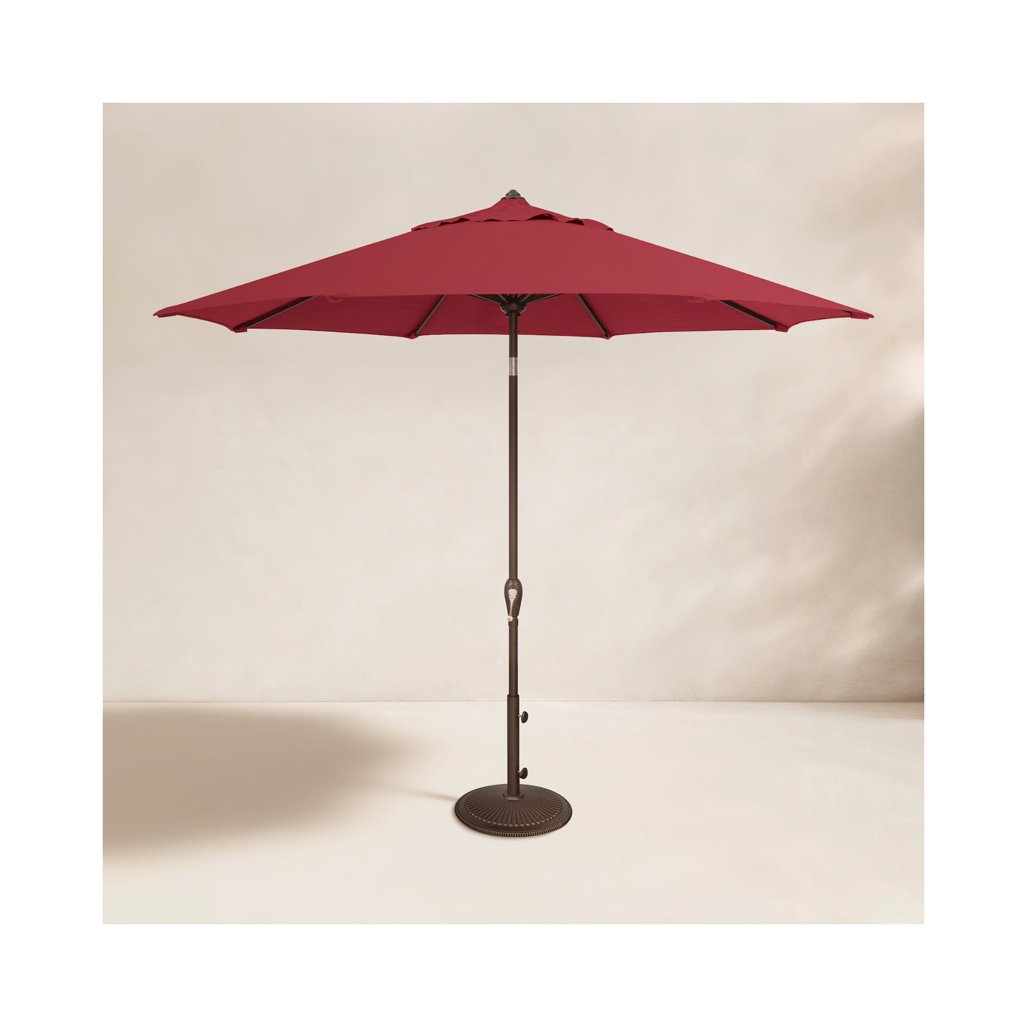 Colete 108'' Outdoor Umbrella, Really Red