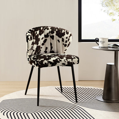 Leona 29"H Modern Velvet Accent Chair with Tufted Back