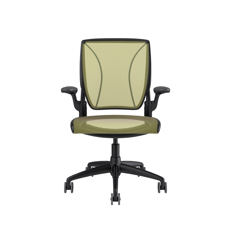 World Task Chair, Citron, Black, Fixed