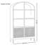 Vitrine simple en bois massif rétro