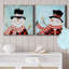«Dapper Snowman I», ensemble de 2 reproductions sur toiles tendues-1939156395
