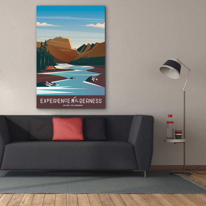 «Epic Graffiti», expérience «The Wilderness» par Omar Escalante, art mural sur toile, H 60 po x l 40 po