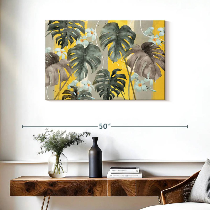 Monstera Design, H 24 po x l 36 po