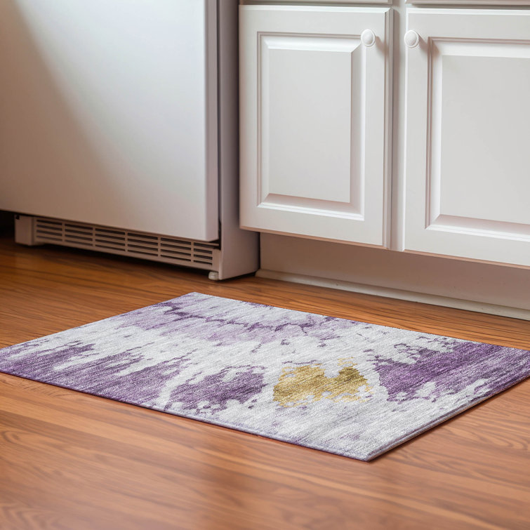 Premium Machine Washable Cerrito Purple Rug