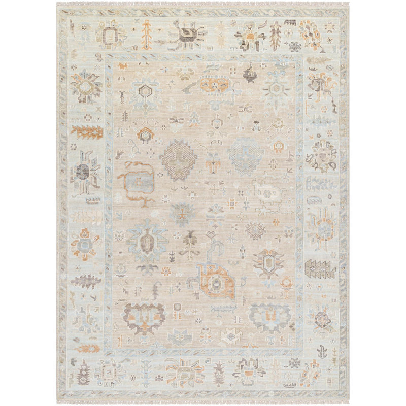 Wickvale Wool Area Rug, Rectangle 6' x 9'