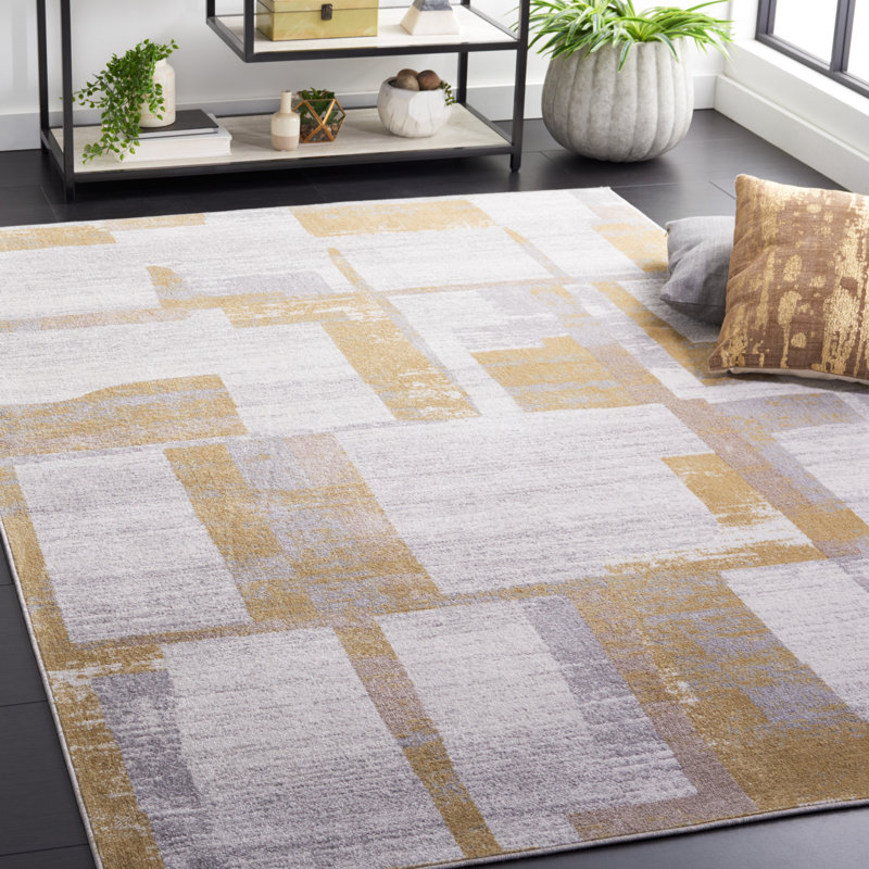 Bellay Performance Machine Washable Abstract Rug, Rectangle 8' x 10'
