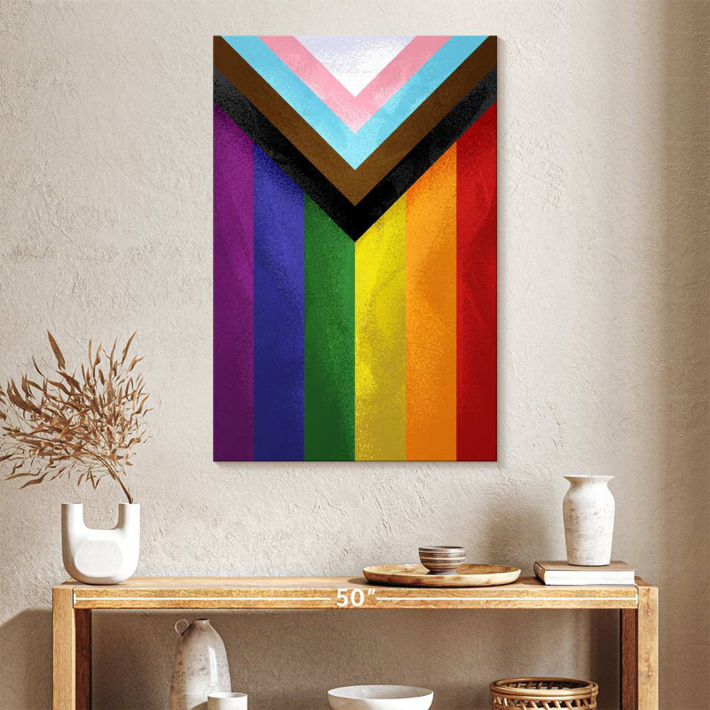 Khepri Modern Pride Flag, 39" H x 26" W