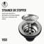 Drain de cuisine en pierre 4 po-11984960