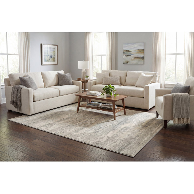 Maurin Abstract Indoor Rug, Rectangle 9'2" x 12'10"