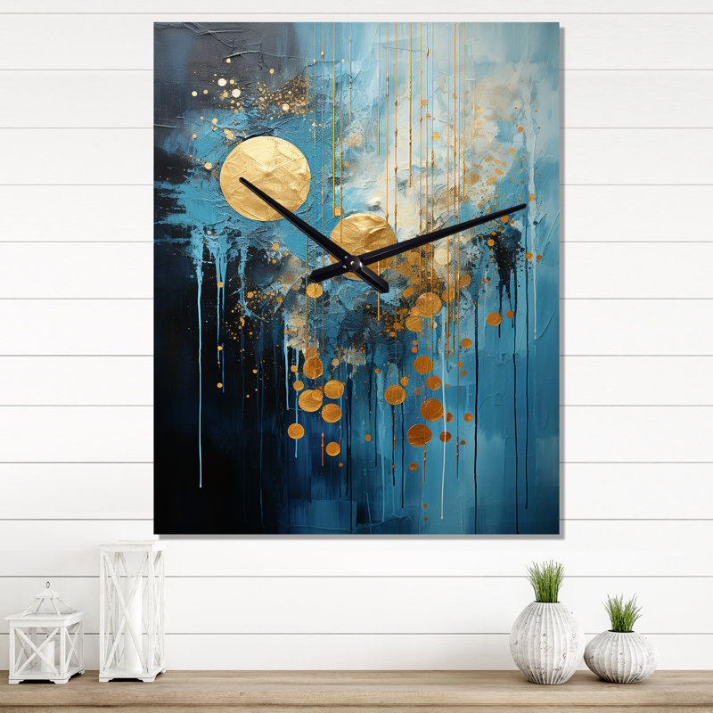 Bjartur - Horloge murale lune surdimensionnée, Moyen
