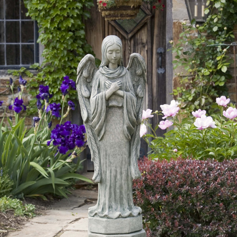 Autumn Angel Statue, Natural