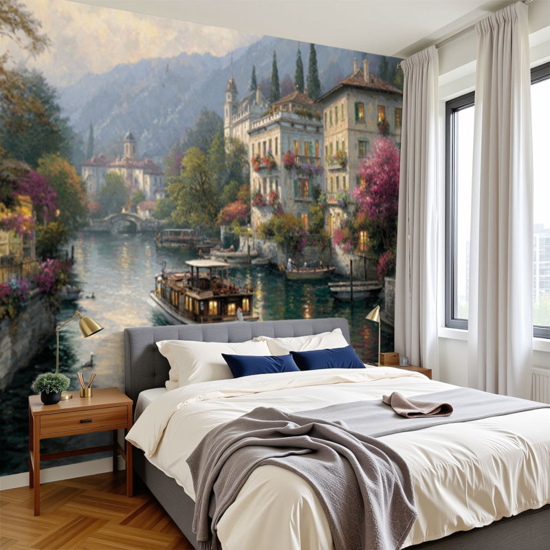 Papier peint adhésif auto-adhésif moderne pour la chambre à coucher Peel and Stick L 100 po x l 144 po