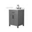 Beckett 24" Freestanding Single Bathroom Vanity with Quartz Top-409446866-409446867-409446869