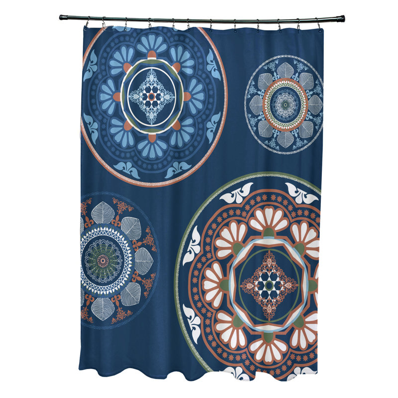 Rideau de douche Harrel, Bleu