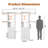 White Modular Closet Storage System With Top Shelf, Shelving Towers, Hanging Rods And 10 Drawers, 80.72"–101.72" W