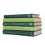 Modern Boxwood Book Stack, S/5