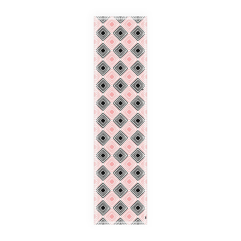 Harlem Non-Slip Geometric Indoor Doormat, Runner 65 x 266cm