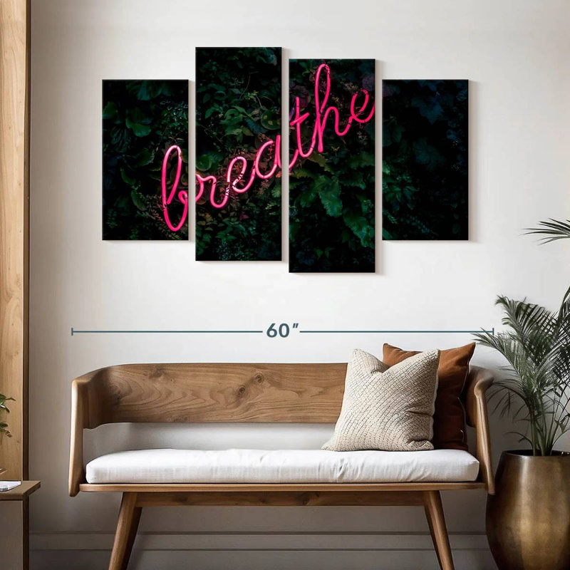 Enseigne néon Tergel Breathe