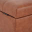 Banc de rangement avec repose-pieds en similicuir-1422127381