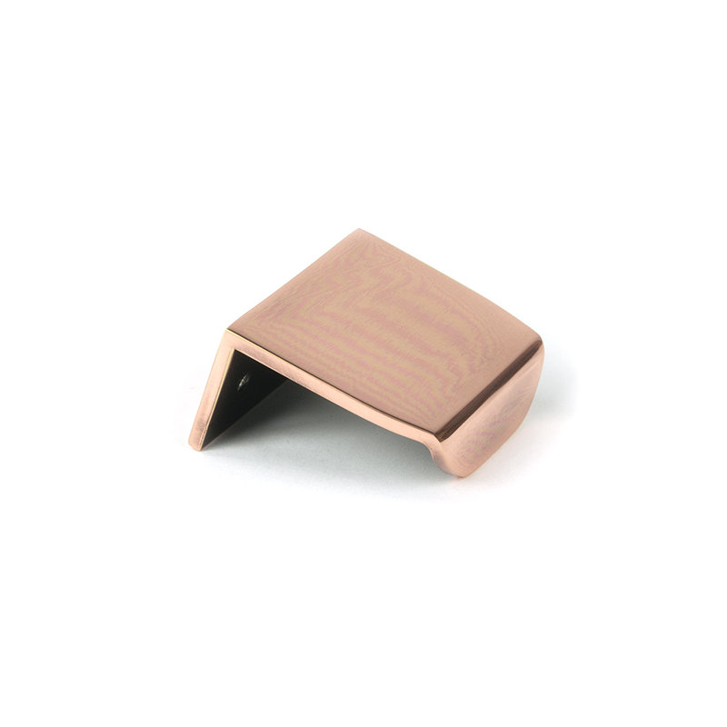 Moore Finger Pull, 1.2", Polished Bronze