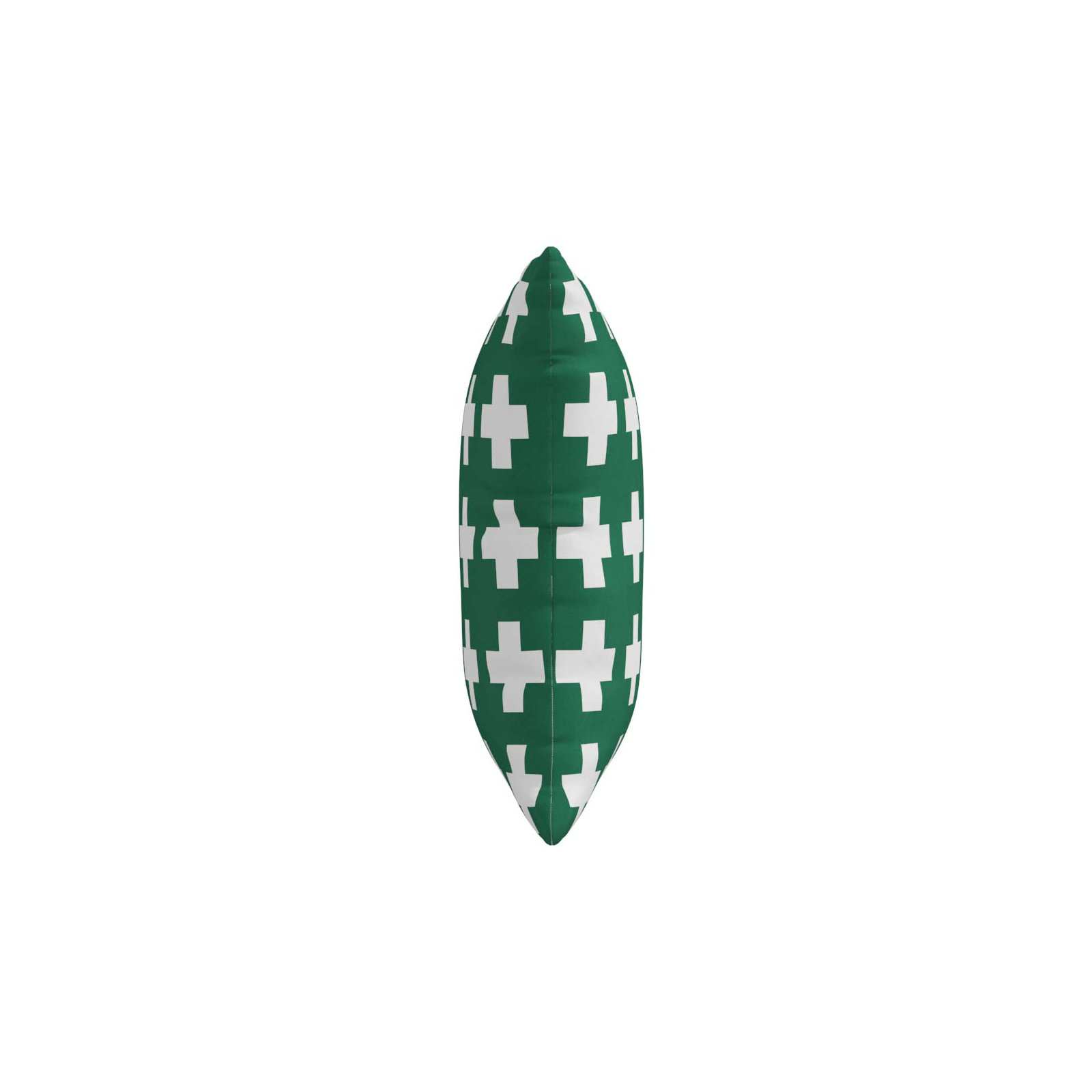 Dema Geometric Indoor/Outdoor Throw Pillow, 18" x 18", Green