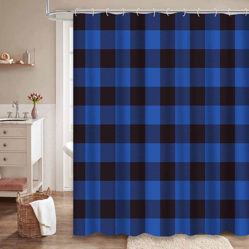 Rideau de douche Lumberjack, L 72 po x l 78 po