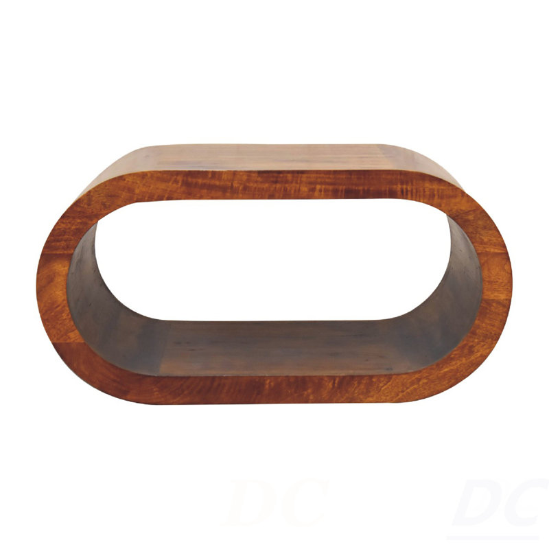 Amaya Coffee Table, Oval, Chestnut, Table