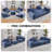 6-Piece Modular Cloud Sofa-1009953863