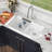 33"L x 19"W Quartz 50/50 Double Bowl Low-Divider Kitchen Sink, White Granite Composite Undermount Workstation Kitchen Sink with Accessories-110983219