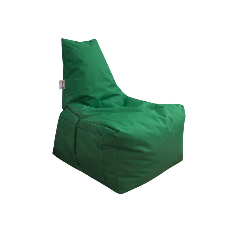 Fauteuil à billes, Polyester vert
