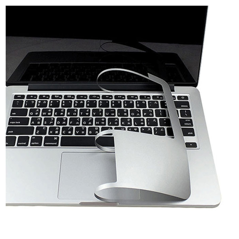 Film protecteur argenté en polycarbonate pour MacBook Retina 13,3 pouces - Repose-poignets ultramince et résistant à la chaleur