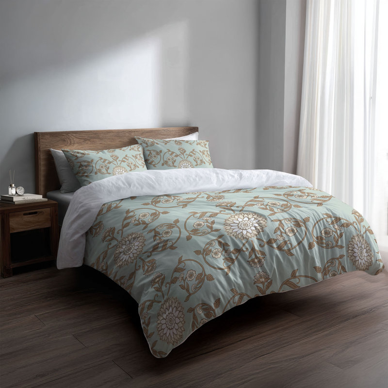 Ensemble d'édredon léger Ezimea, Édredon très grand + 2 taies décoratives très, Oeufs en bleu