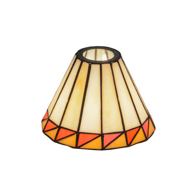 Abat-jour empire en verre 4 po Prairie