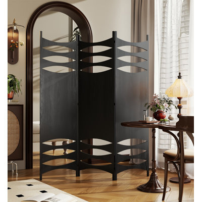 Paravent de chambre pliable Mid-Century