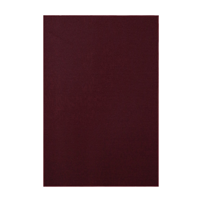 Indoor Outdoor Pet and Kids Friendly Solid Color Burgundy Area Rugs, Stain & Fade Resistance,  Perfect for Patio, Deck, Picnic, Beach, Backyard, Event, Camping & Wedding Rug