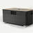 Bamboo fire pit table with tank stand and ceramic tile top-1000077463