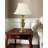 Balustrade 30" Satin Antique Brass Table Lamp-1835978717