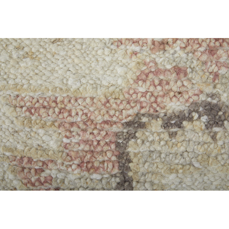 Grafton Wool Floral Area Rug, Square 1'6"