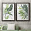 Expressive Palm III - ensemble de 2 peintures encadrées-1384833306-1384833307