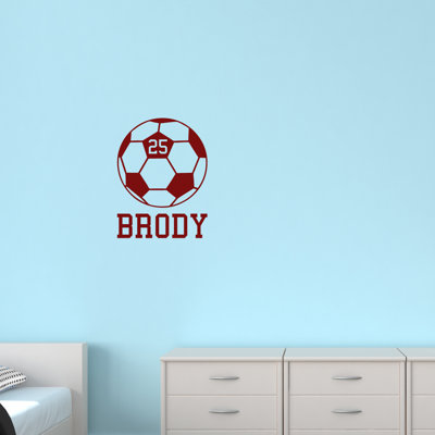 Adhésif décoratif ballon de soccer